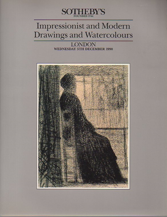 Sothebys December 1990 Impressionist and Modern Drawings and Wate (Digital Only