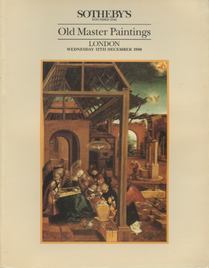 Sothebys December 1990 Old Master Paintings (Digital Only)