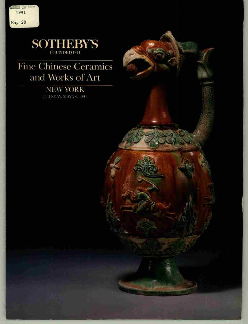 Sothebys May 1991 Fine Chinese Ceramics and Works of Art (Digital Only)