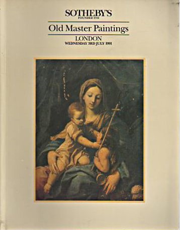 Sothebys July 1991 Old Masters Paintings (Digital Only)