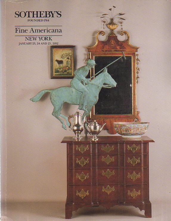 Sothebys January 1992 Fine Americana (Digital Only)