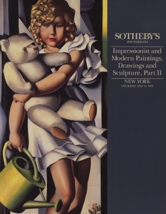 Sothebys May 1992 Impressionist & Modern Paintings, Drawings and (Digital Only)