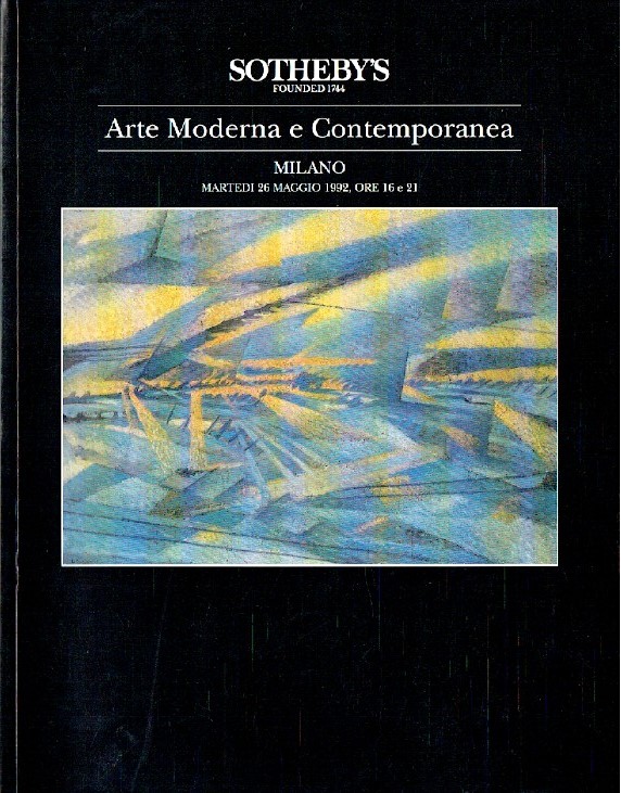 Sothebys May 1992 Modern and Contemporary Art (Digital Only)