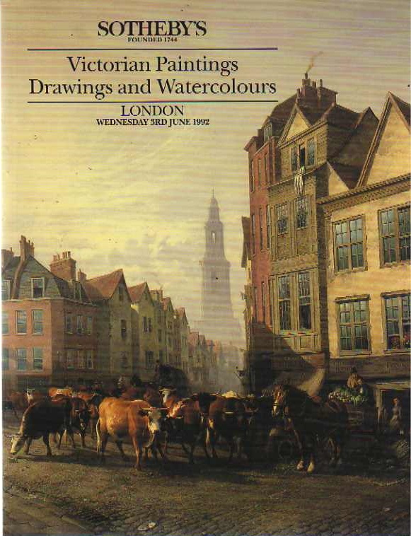 Sothebys June 1992 Victorian Paintings, Drawings & Watercolours (Digital Only)