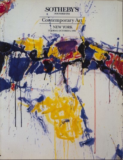 Sothebys October 1992 Contemporary Art (Digital Only)