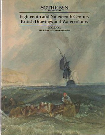 Sothebys November 1992 Eighteenth and Nineteenth Century British (Digital Only)