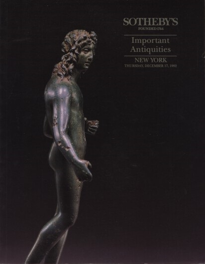 Sothebys December 1992 Important Antiquities (Digital Only)