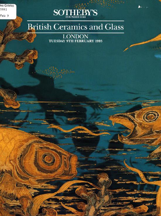 Sothebys February 1993 British Ceramics & Glass (Digital Only)