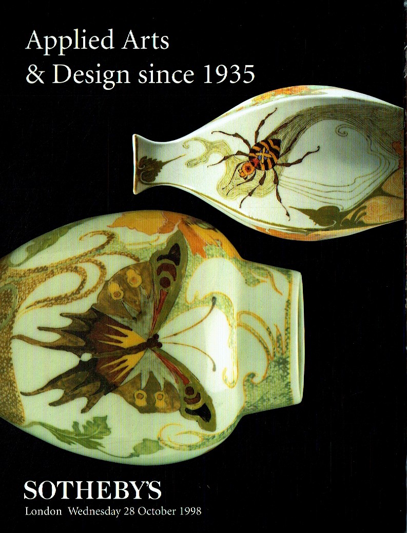 Sothebys October 1998 Applied Arts & Design since 1935 (Digital Only)