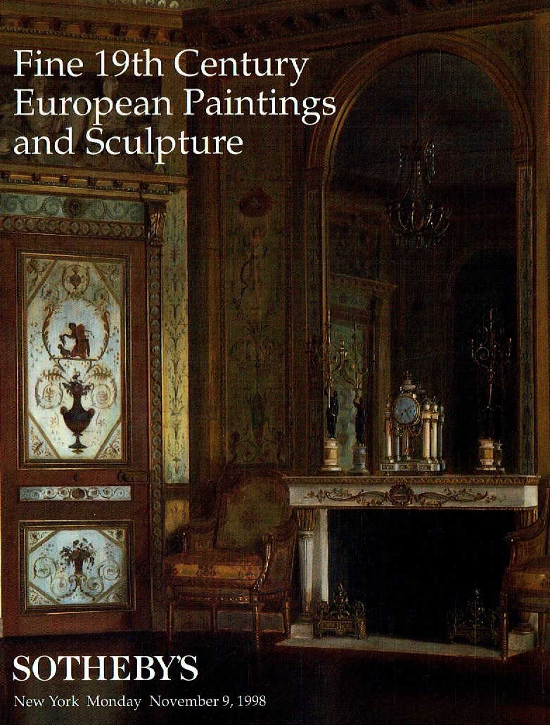 Sothebys November 1998 Fine 19th Century European Paintings (Digital Only)