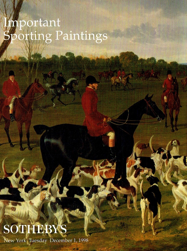 Sothebys December 1998 Important Sporting Paintings (Digital Only)