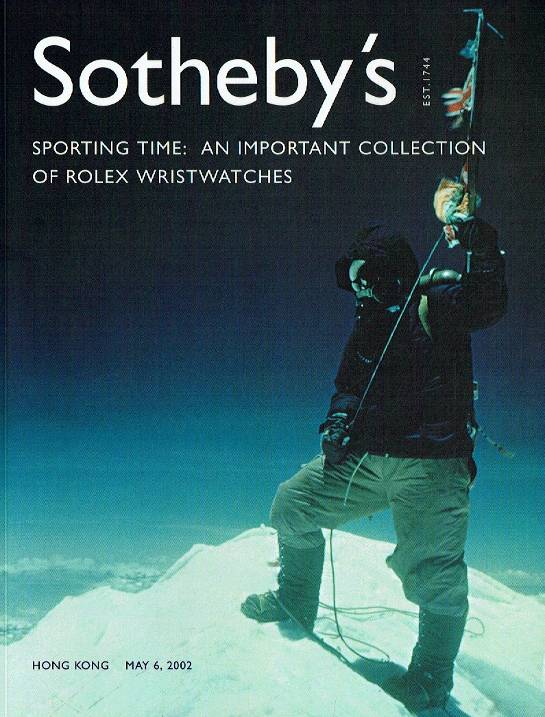 Sothebys May 2002 Sporting Time: An Important Collection of Rolex (Digital Only