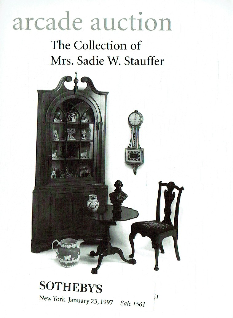 Sothebys January 1997 Arcade Auction the Collection of Mrs. Sadie (Digital Only