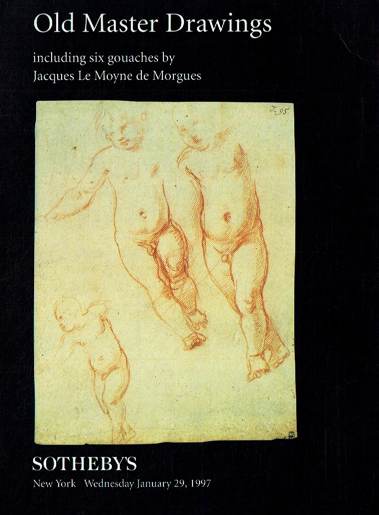 Sothebys January 1997 Old Master Drawings including six gouaches (Digital Only)