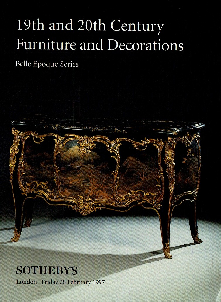 Sothebys February 1997 19th and 20th Century Furniture and Decora (Digital Only