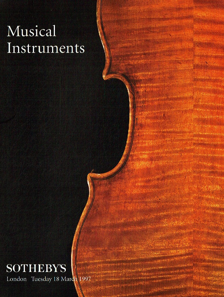 Sothebys March 1997 Musical Instruments (Digital Only)