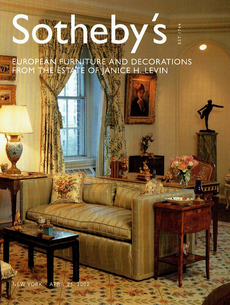 Sothebys April 2002 European Furniture & Decorations from The Es (Digital Only)