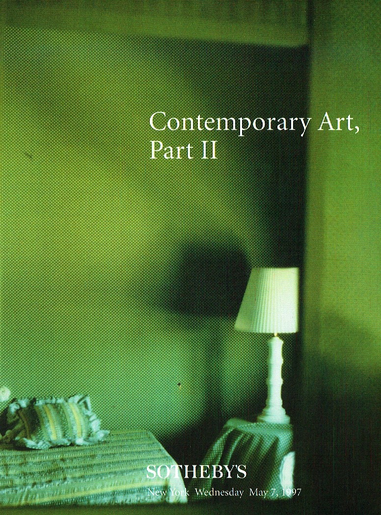 Sothebys May 1997 Contemporary Art Part II (Digital Only)