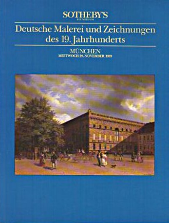 Sothebys November 1989 German Paintings & Drawings of the 19th ce (Digital Only