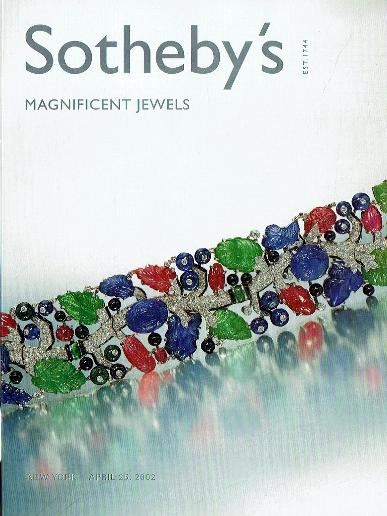 Sothebys April 2002 Magnificent Jewels (Digital Only)