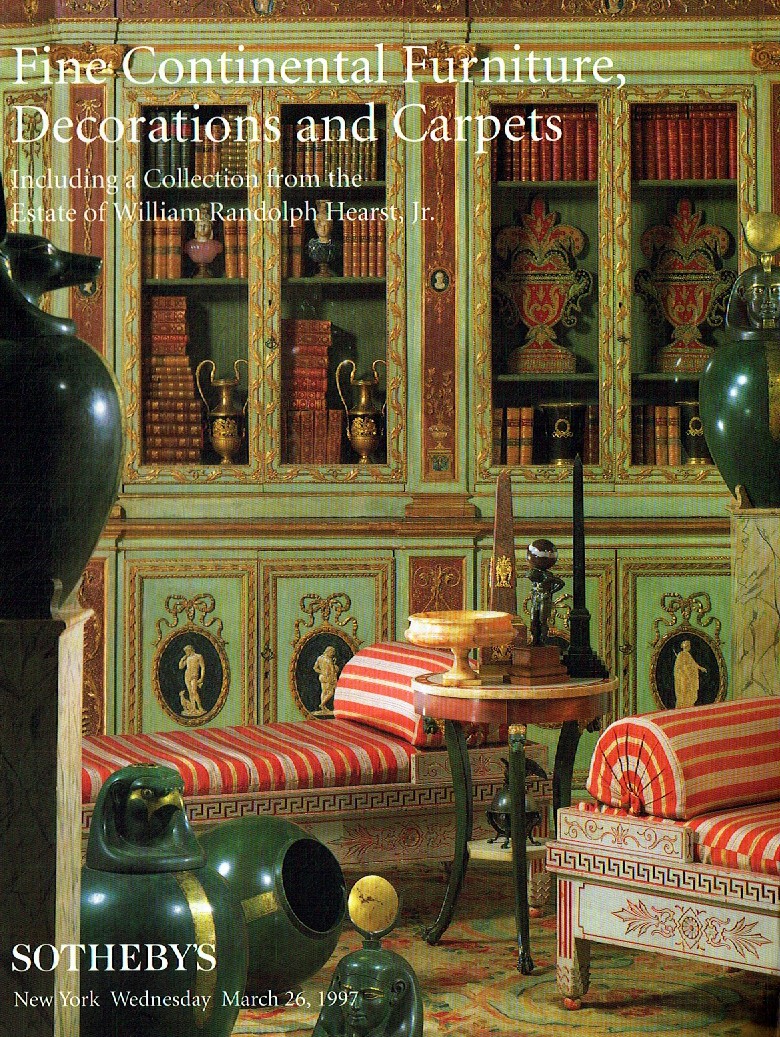 Sothebys March 1997 Fine Continental Furniture, Decorations and (Digital Only)