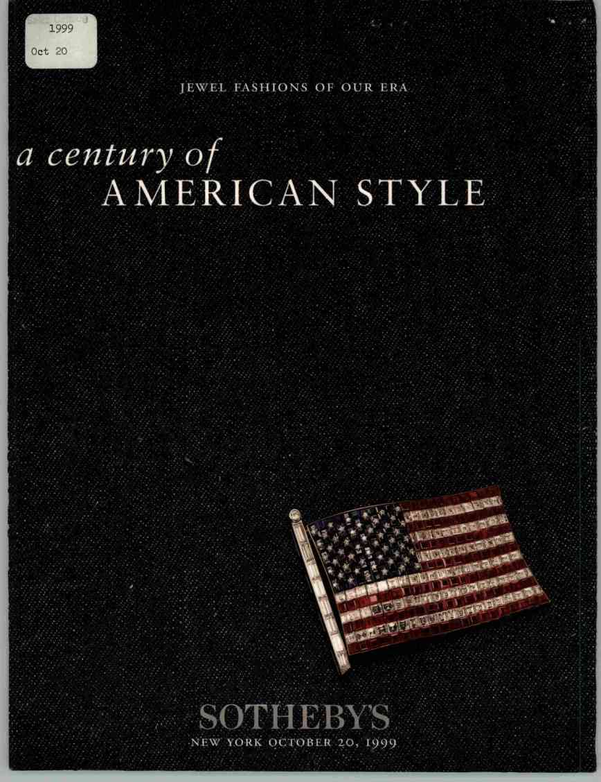 Sothebys October 1999 A Century of American Style (Digital Only)