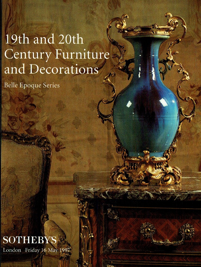 Sothebys May 1997 19th and 20th Century Furniture & Decorations (Digital Only)