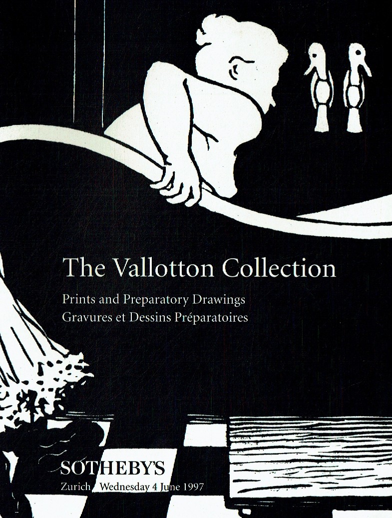 Sothebys 4th June 1997 The Vallotton Collection Prints and Prepar (Digital Only