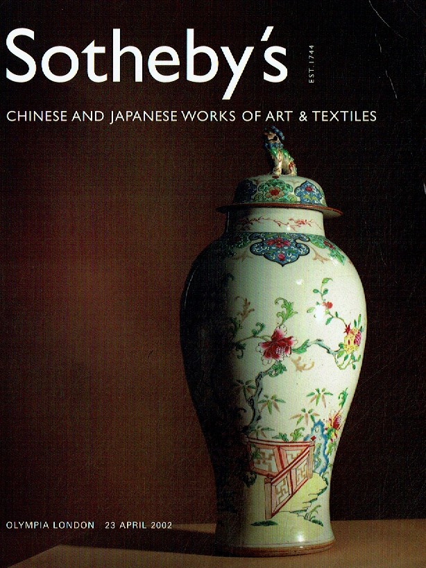 Sothebys April 2002 Chinese & Japanese Works of Art & Textiles (Digital Only)