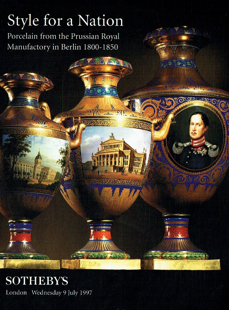 Sothebys July 1997 Style for a Nation - Porcelain from the Prussi (Digital Only