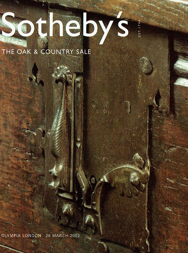 Sothebys March 2002 The Oak & Country Sale (Digital Only)