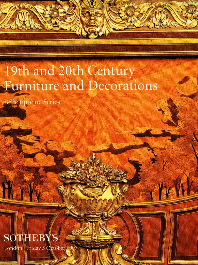 Sothebys October 1997 19th and 20th Century Furniture and Decorat (Digital Only