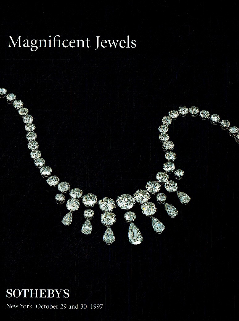 Sothebys & 30th October 1997 Magnificent Jewels (Digital Only)