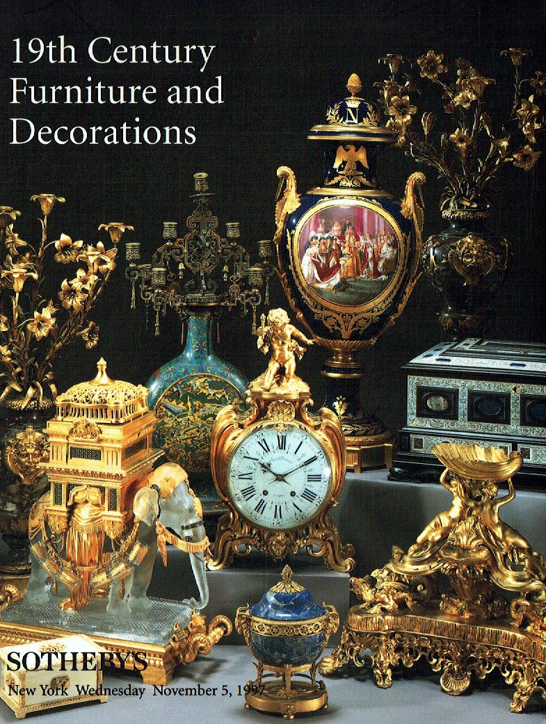 Sothebys November 1997 19th Century Furniture & Decorations (Digital Only)