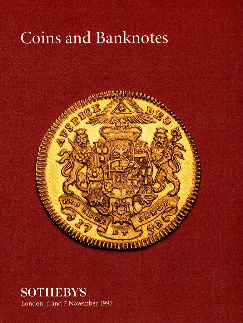 Sothebys & 7th November 1997 Coins and Banknotes (Digital Only)