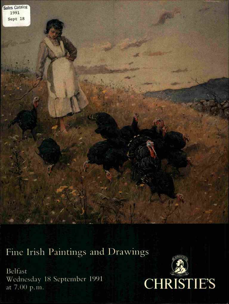 Christies September 1991 Fine Irish Paintings and Drawings (Digital Only)