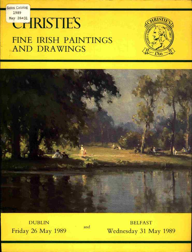 Christies May 1989 Fine Irish Paintings & Drawings (Digital Only)