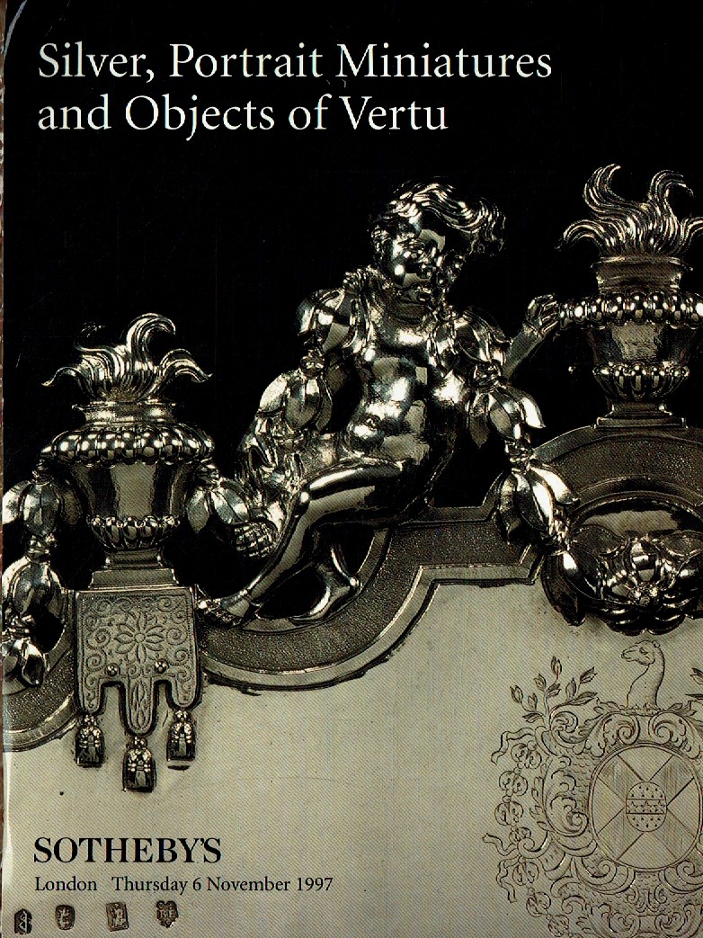 Sothebys November 1997 Silver, Portrait Miniatures and Objects of (Digital Only