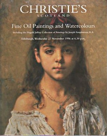 Christies November 1996 Fine Oil Paintings and Watercolours incl (Digital Only)