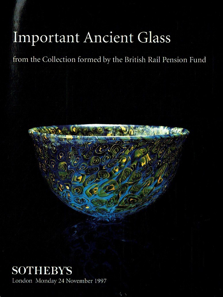 Sothebys November 1997 Important Ancient Glass from the Collectio (Digital Only)