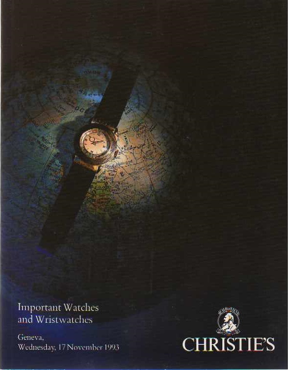 Christies November 1993 Important Watches & Wristwatches (Digital Only)