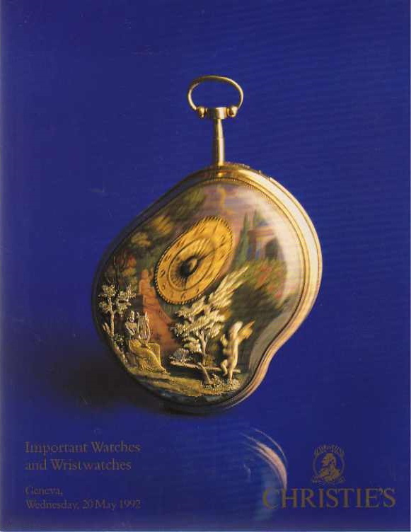 Christies May 1992 Important Watches and Wristwatches (Digital Only)