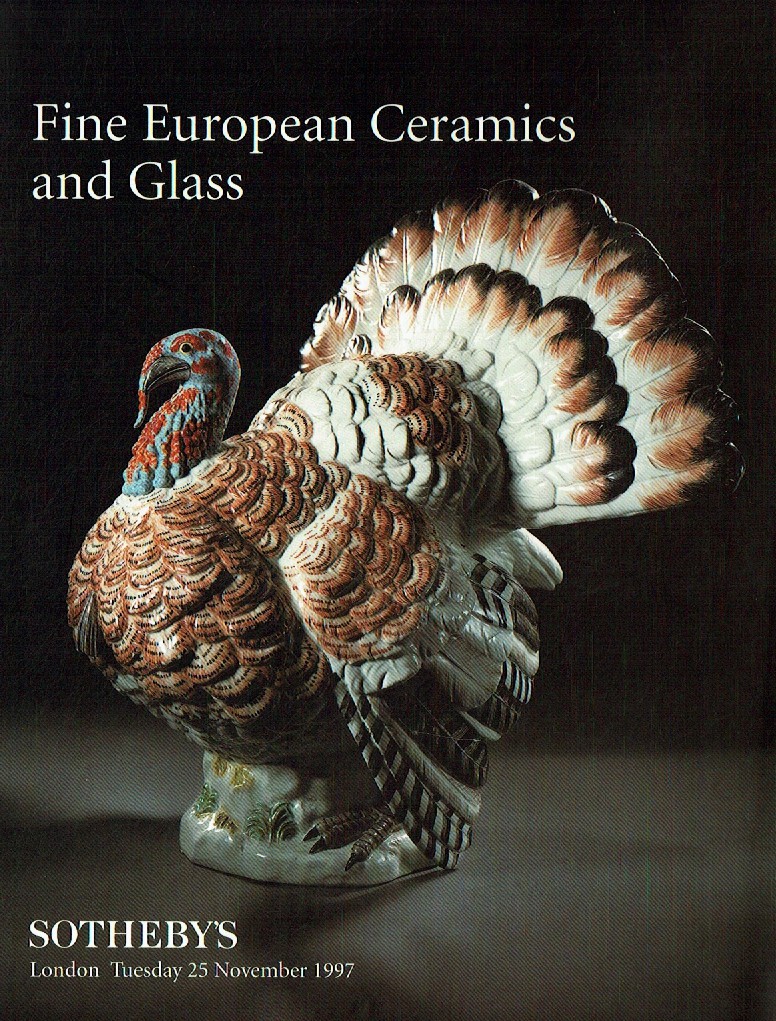 Sothebys November 1997 Fine European Ceramics and Glass (Digitial Only)