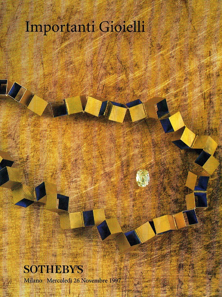 Sothebys November 1997 Important Jewellery (Digital Only)