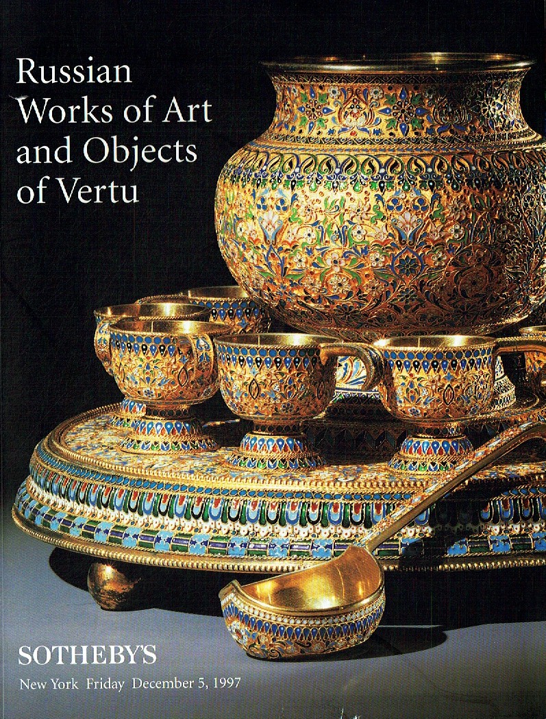 Sothebys December 1997 Russian Works of Art & Objects of Vertu (Digital Only)