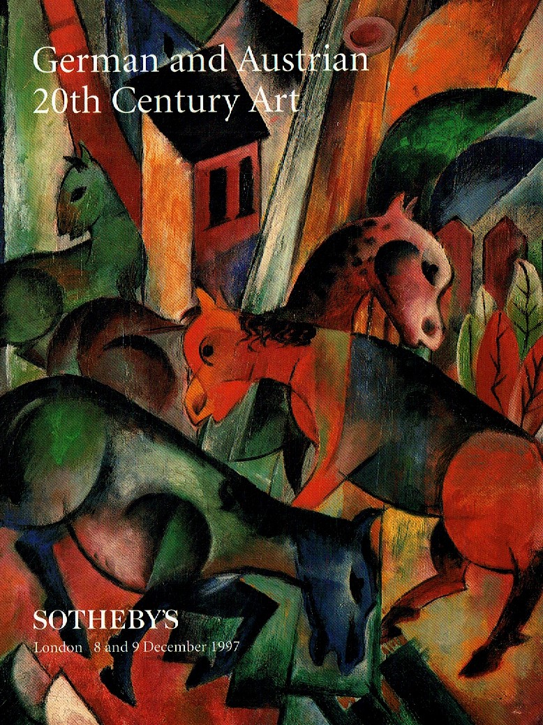 Sothebys & 9th December 1997 German and Austrian 20th Century Art (Digital Only