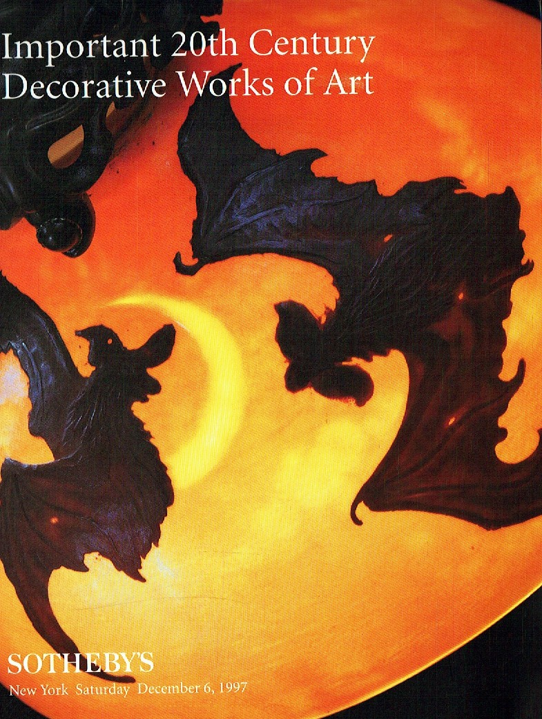 Sothebys December 1997 Important 20th Century Decorative Works of (Digital Only)