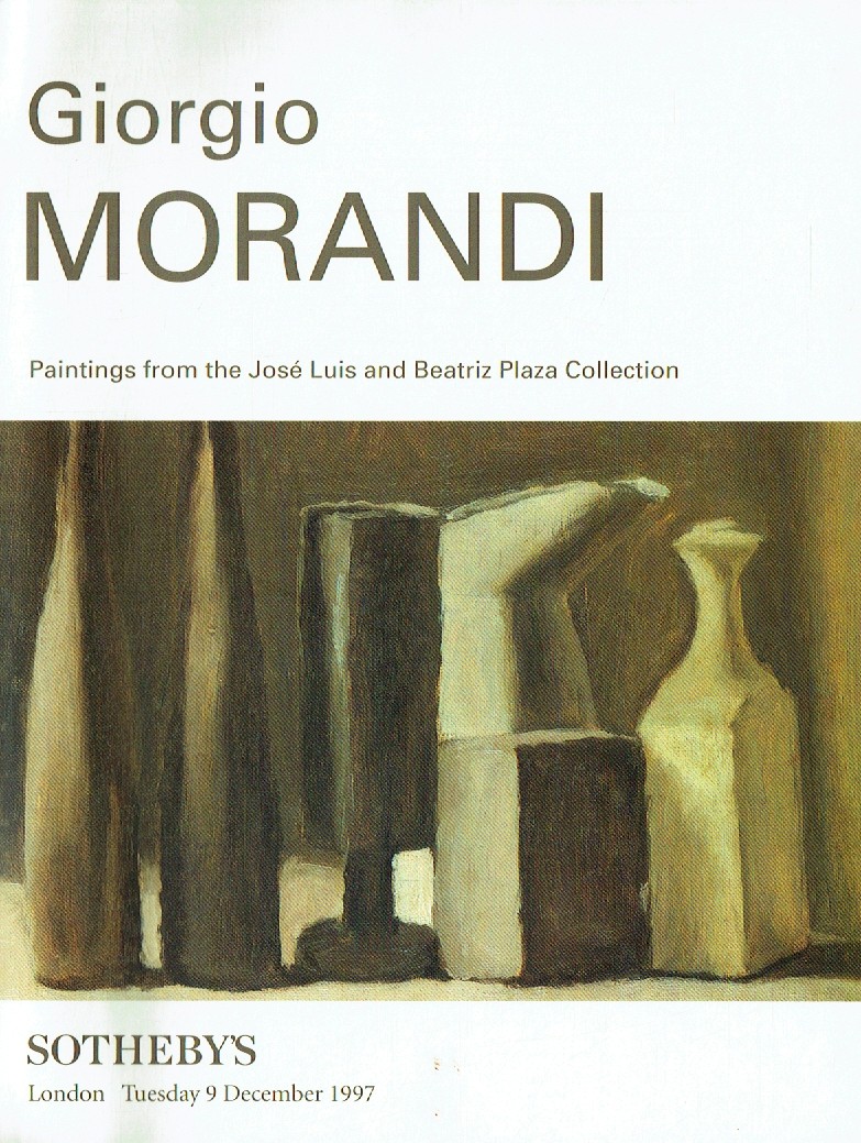 Sothebys December 1997 Plaza Collection Giorgio Morandi (Digital Only)