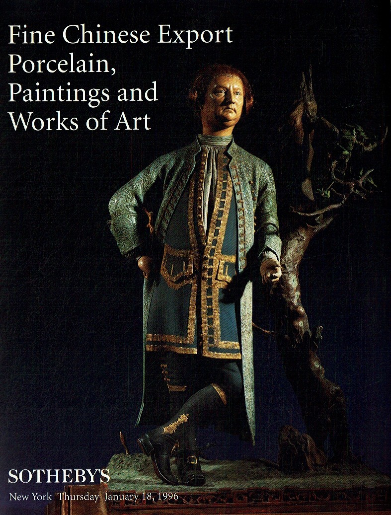 Sothebys January 1996 Fine Chinese Export Porcelain, Paintings an (Digital Only)