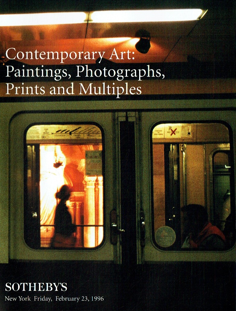 Sothebys February 1996 Contemporary Art : Paintings, Photographs, (Digital Only)